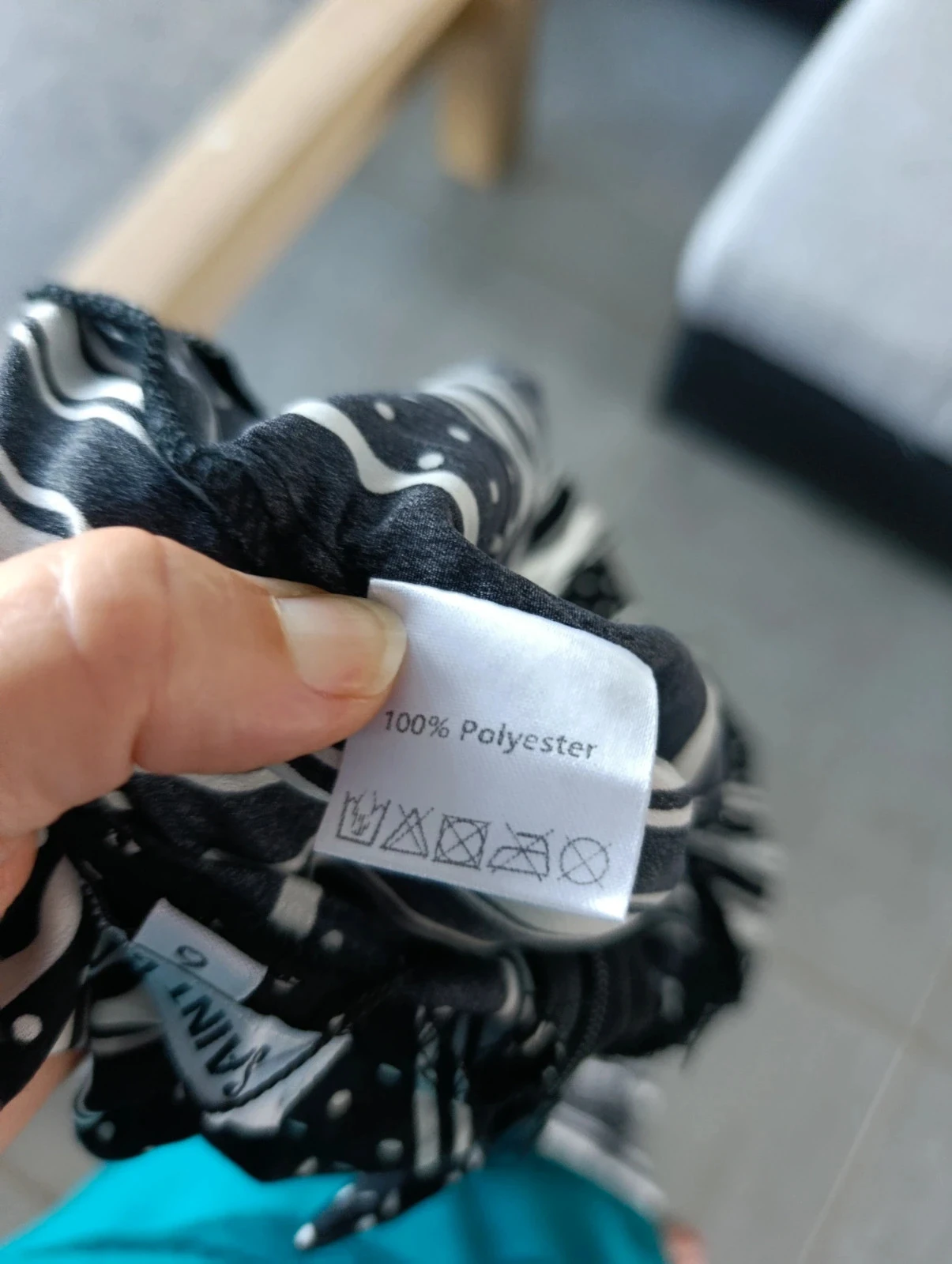 Black and white striped & polka dot Saint Genies flowy pants - Size 34 - New with tag – photo 9